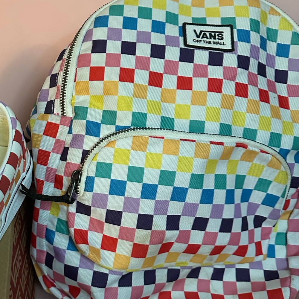 Vans Multicolor Checkered Mini Backpack - image 7